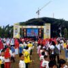 IGTKI PGRI Lampung Gelar Senam Bersama dan Kampanye Nutrisi Anak