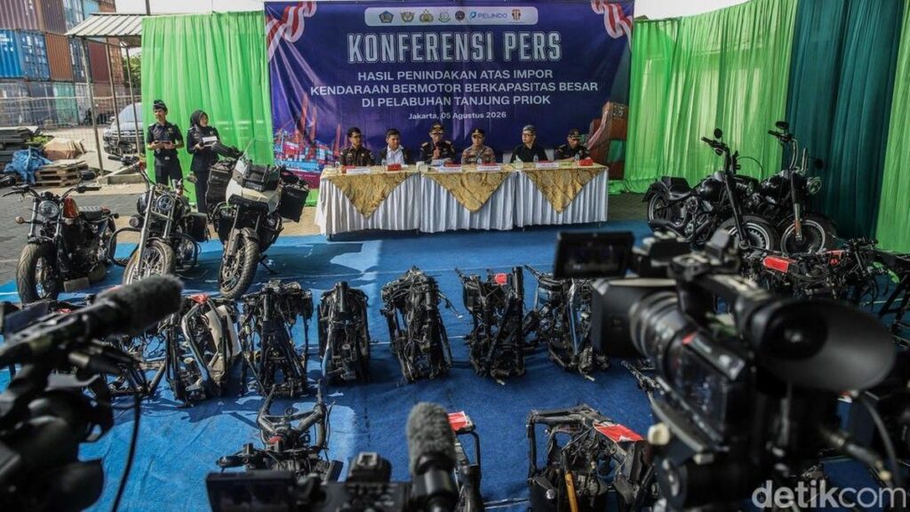 Bea Cukai Gagalkan Penyelundupan Motor Harley-Davidson dan Rangka Bekas di Tanjung Priok