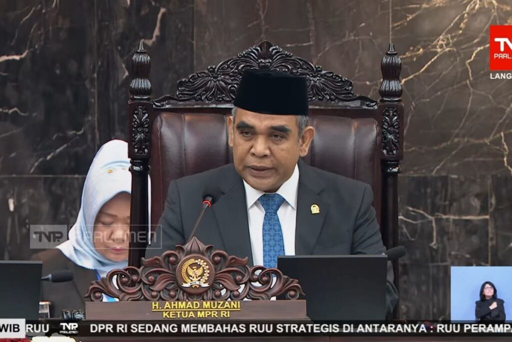 Ahmad Muzani Imbau Kesantunan Politik pada Sidang Tahunan MPR