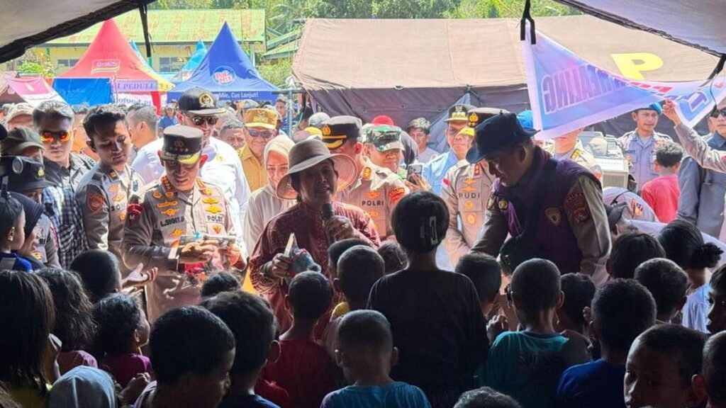 DPR dan Polri Tinjau Penanganan Gempa Magnitudo 7.7 di NTT