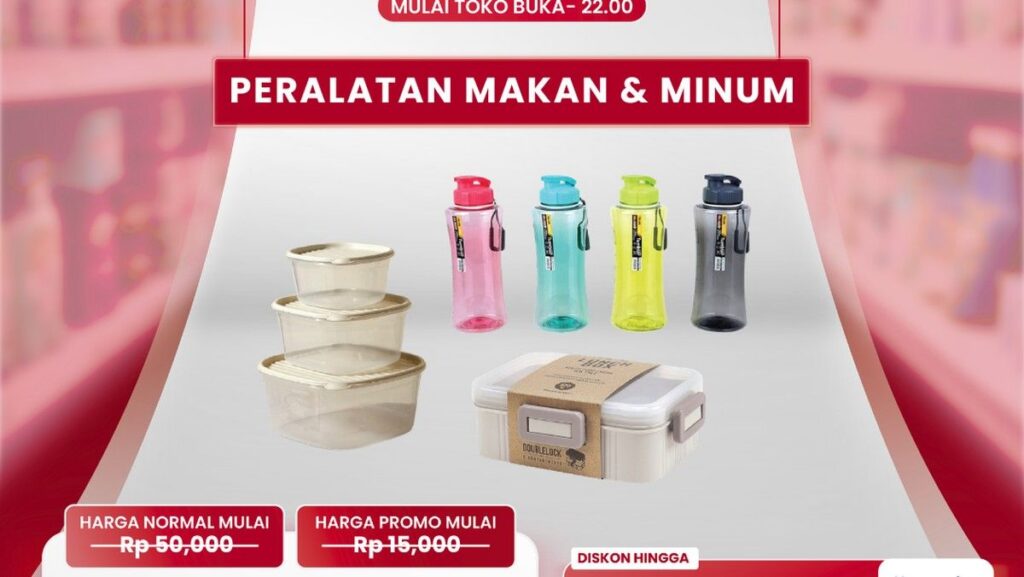 Transmart Gelar Full Day Sale dengan Diskon Alat Makan dan Minum