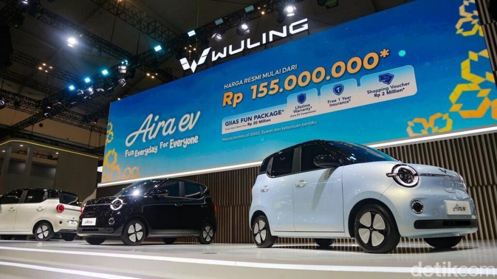 Wuling Air ev Dijual Rp 155 Juta, Cicilan Mulai Rp 2 Jutaan