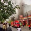 Rumah Lima Lantai di Sawah Besar Jakarta Pusat Terbakar
