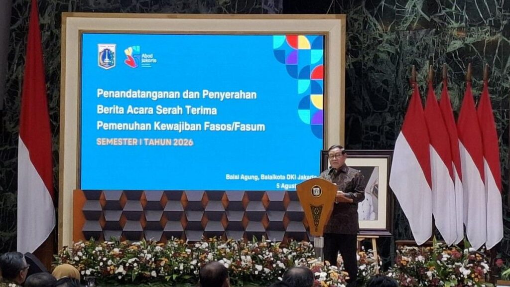 Pemprov DKI Jakarta Terima Aset Fasos Fasum Rp 2,27 Triliun