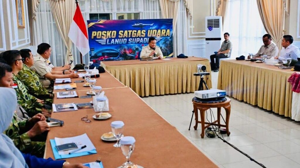 Presiden Prabowo Pimpin Penanganan Kebakaran Hutan di Kalbar