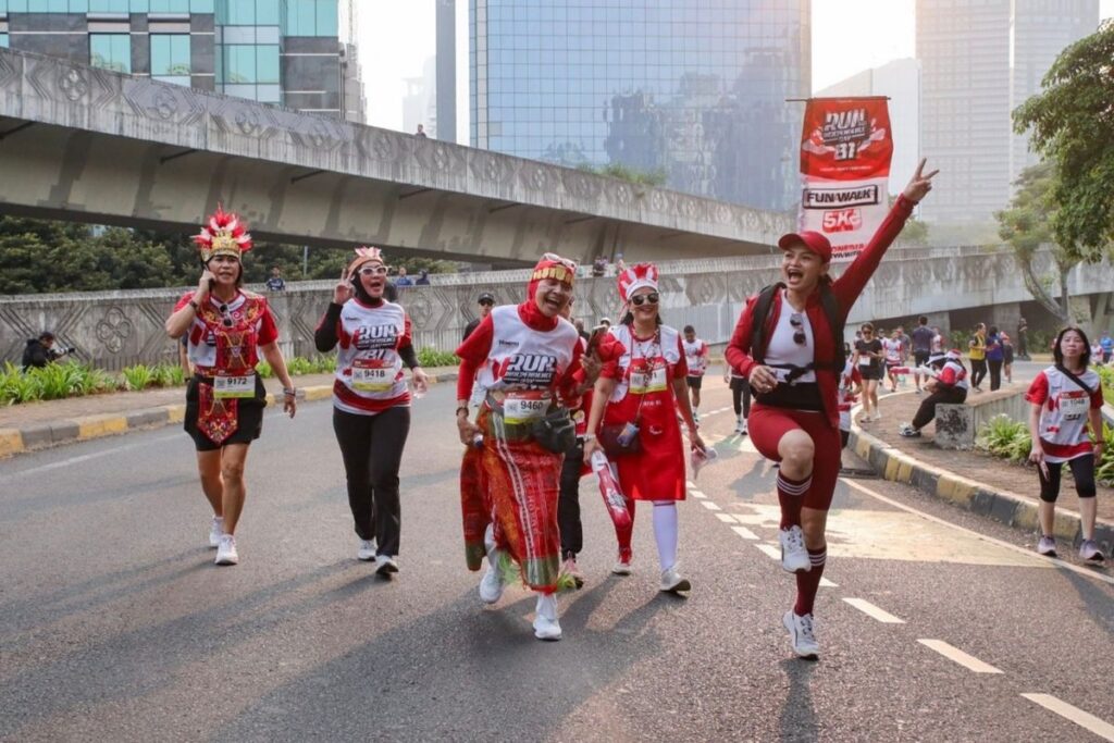 Sekitar 2.000 Orang Ikuti Lomba Lari 8,1 Km di Semanggi Rayakan Kemerdekaan