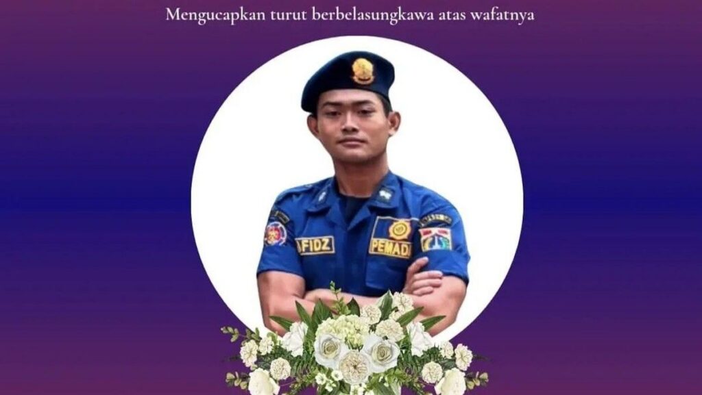 Personel Gulkarmat Jakarta Utara Hafidz meninggal akibat laka lantas