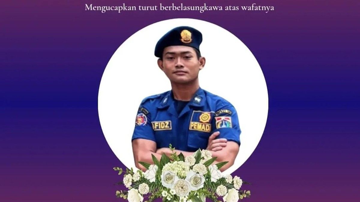 Personel Gulkarmat Jakarta Utara Hafidz meninggal akibat laka lantas