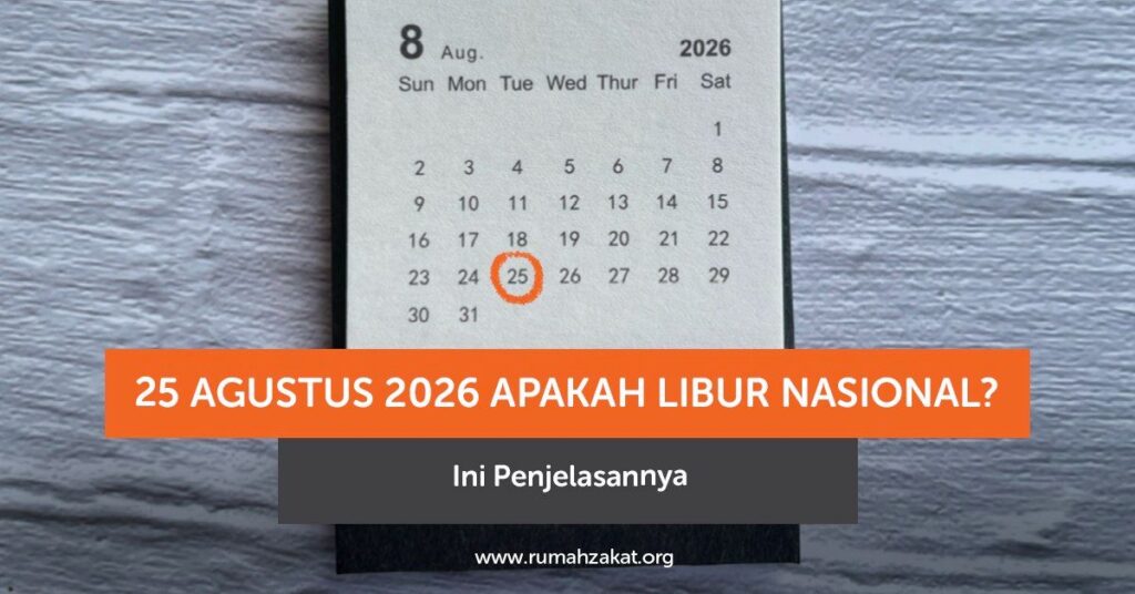Pemerintah Tetapkan Libur Nasional Maulid Nabi 25 Agustus 2026