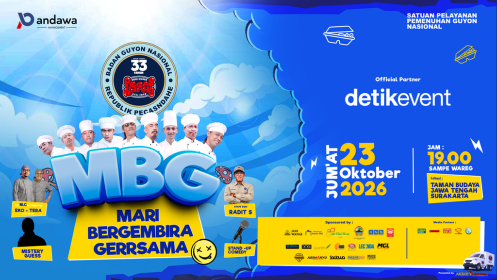 Grup Musik Humor Pecas Ndahe Gelar Konser 33 Tahun Berkarya di Solo