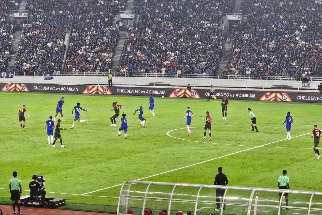 Chelsea Tundukkan AC Milan 1-0 dalam Laga Pramusim di Jakarta