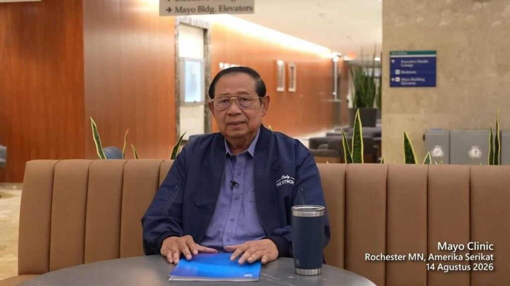 SBY Absen Upacara HUT ke 81 RI karena Berobat ke AS