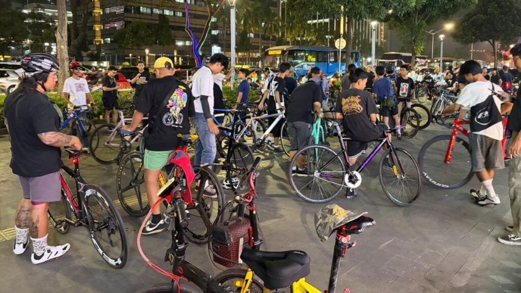 Critical Mass Jakarta Gelar Aksi Bersepeda Massal Tanpa Pemimpin