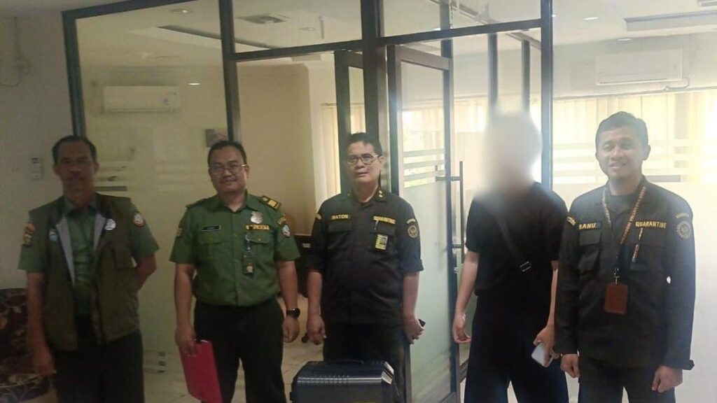 Petugas Bandara Soekarno-Hatta Gagalkan Penyelundupan Biawak Dilindungi ke Luar Negeri