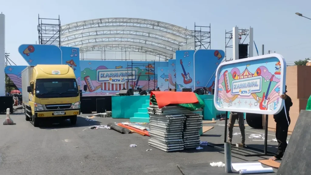 SCTV Gelar Karnaval di Taman Pancasila Kota Tegal