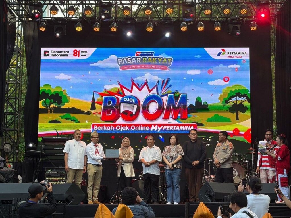 Pertamina Patra Niaga Apresiasi Pengemudi Ojol dengan Pengundian Motor di HUT RI ke-81