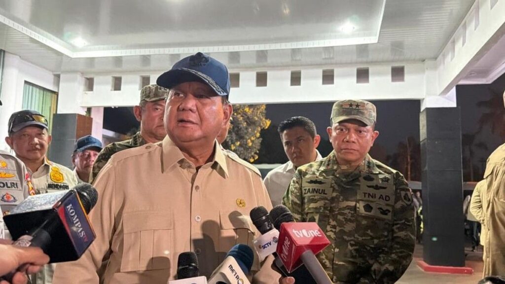 Presiden Prabowo Pastikan Upaya Mitigasi Karhutla Terus Dilakukan di Kalimantan Tengah