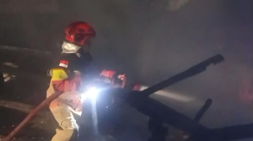 Pabrik Oncom di Pasir Jaya Bogor Terbakar Kerugian Rp200 Juta