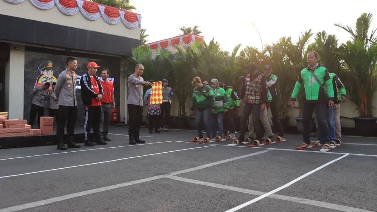 Polres Metro Bekasi Kota Gelar Pekan Kemitraan Bersama Ratusan Ojol