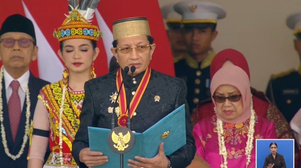 Menag Nasaruddin Umar Memimpin Doa HUT RI ke 81 di Istana
