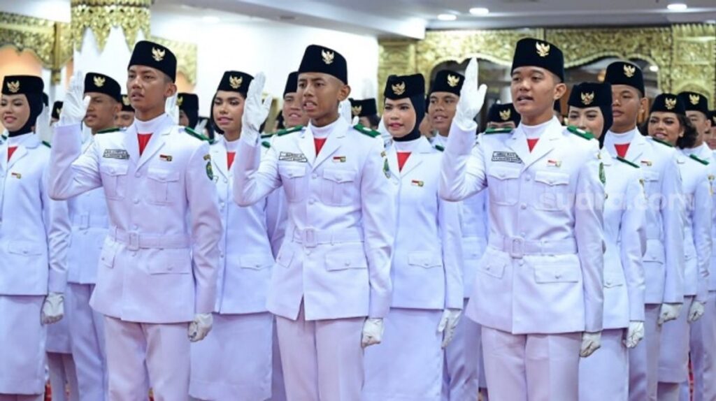 Istana Tetapkan Tim Paskibraka Indonesia Berdaulat untuk HUT Ke-81 RI