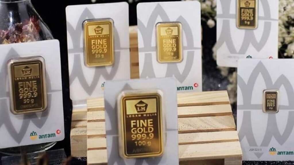 Harga Emas Antam Anjlok Rp36.000 ke Level Rp2,664 Juta