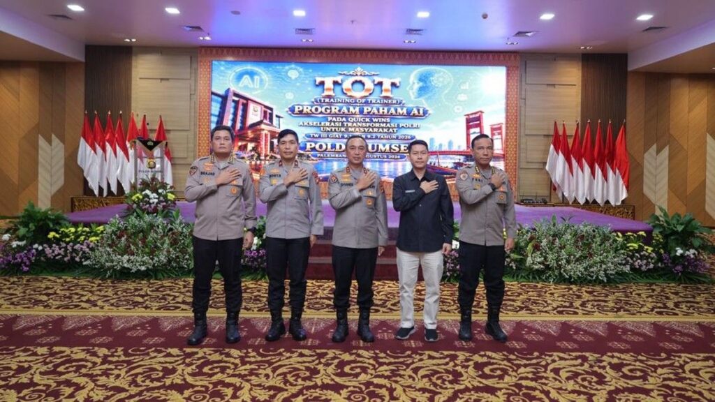 Kapolda Sumsel Buka Pelatihan Edukator AI untuk Pelajar