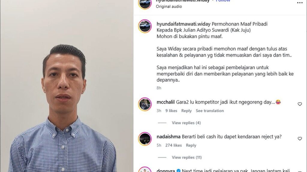 Supervisor Sales Hyundai Gowa Fatmawati Minta Maaf Usai Cekcok