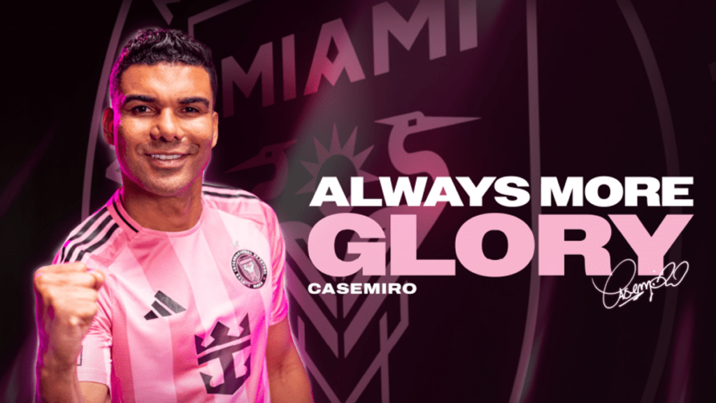 Casemiro Gabung Inter Miami dan Sambut Kesempatan Main Bersama Messi