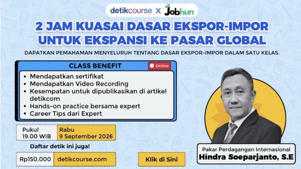 Detikcourse Buka Kelas Ekspor Impor Siapkan UMKM Menembus Pasar Global