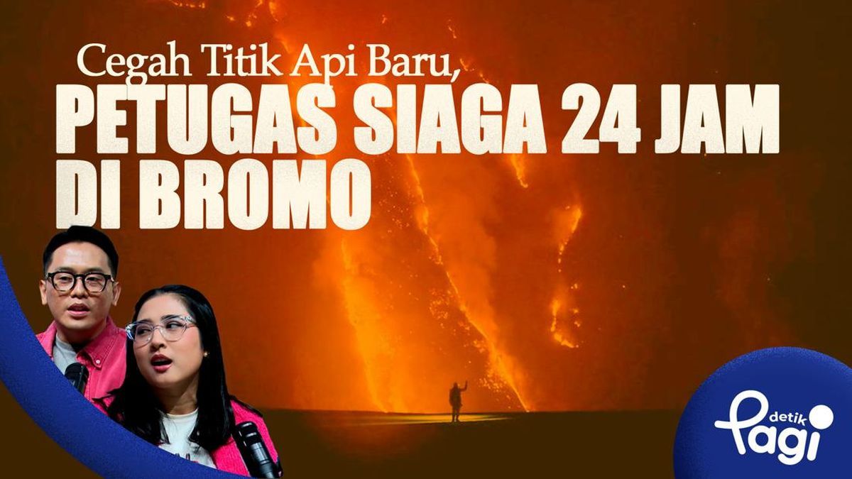 Kebakaran TNBTS Kembali Membesar Petugas Siaga 24 Jam di Bromo