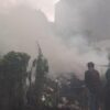 Jakarta Diguyur Hujan dan Lahan Kosong Terbakar di Tomang