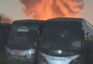 Kebakaran Pangkalan Bus di Cikarang Barat Hanguskan 50 Unit Bus