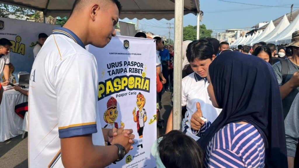 Imigrasi Belawan Buka Layanan Pasporia Saat Car Free Day Medan