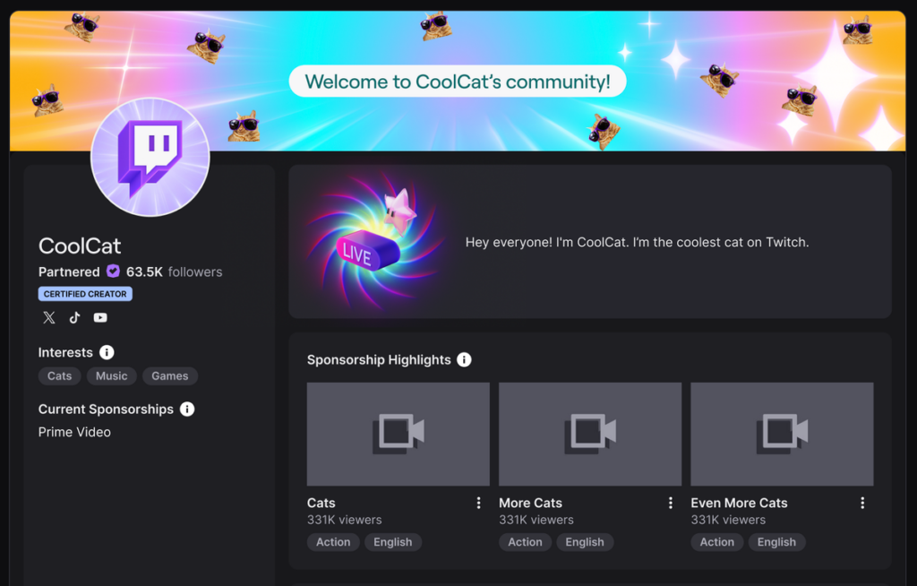 Twitch Buka Akses Sponsor untuk Streamer Afiliasi Secara Global