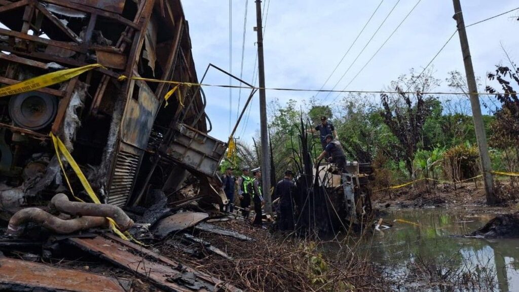 Polres Muratara Tetapkan Dua Tersangka Kecelakaan Bus ALS dan Truk BBM