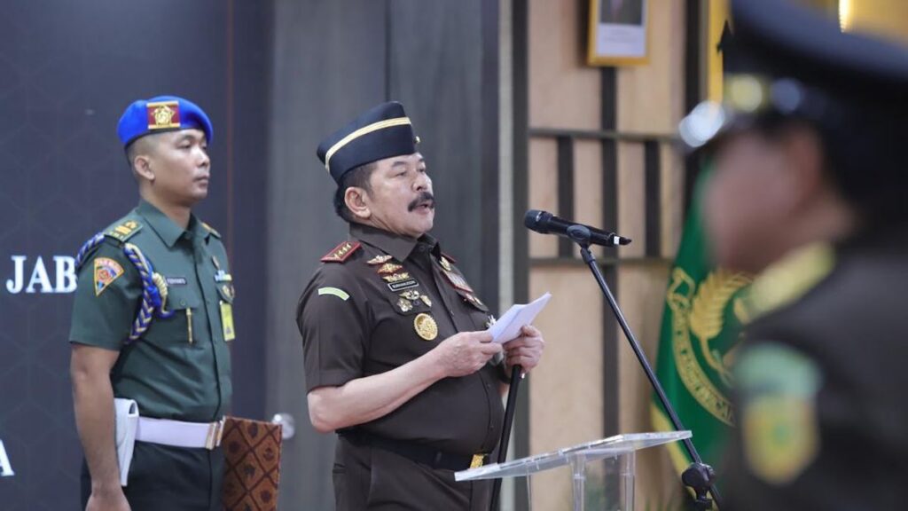 Jaksa Agung Lantik 34 Pejabat Strategis Kejaksaan Agung
