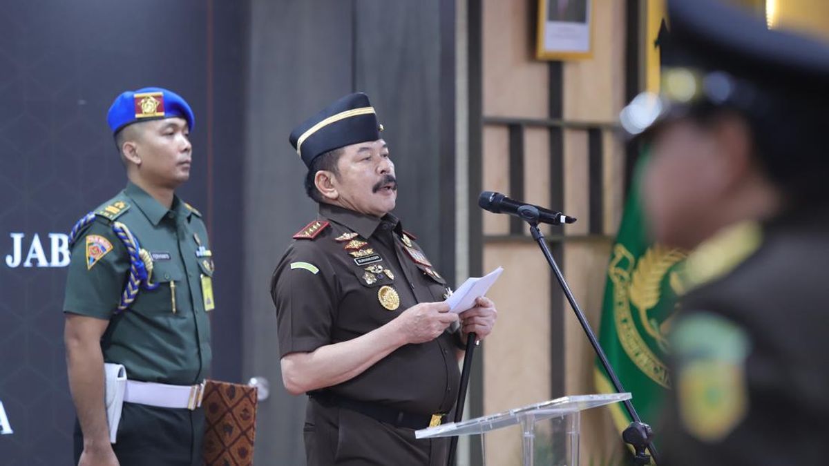 Jaksa Agung Lantik 34 Pejabat Strategis Kejaksaan Agung