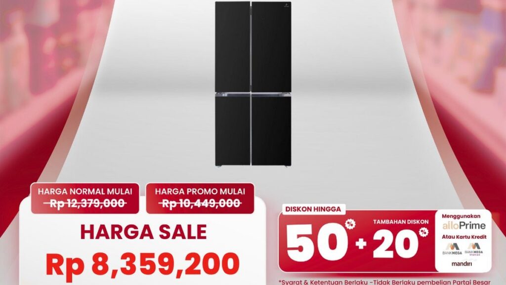 Transmart Gelar Promo Kulkas Side by Side Diskon Jutaan Rupiah