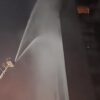 Kebakaran Gedung Bapenda DKI Jakarta Petugas Kerahkan Bronto Skylift