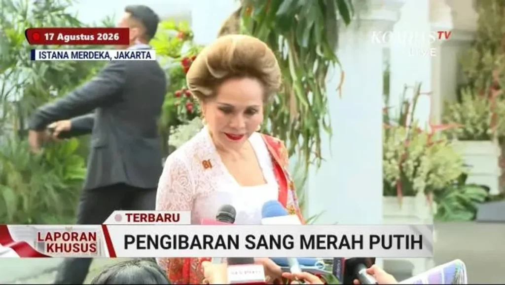 Ratna Sari Dewi Soekarno Hadiri Upacara HUT Kemerdekaan RI di Istana Merdeka