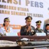 Kapolda Maluku Utara Terima Penyerahan Senjata Api Ilegal dari Masyarakat Halmahera Utara