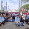 Sopir Mikrolet M44 Gelar Aksi Demo di Balai Kota DKI Jakarta