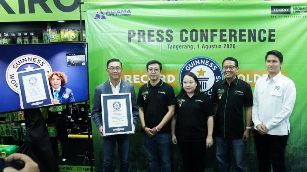 Tekiro Raih Rekor Dunia Lewat Kompetisi Mekanik SMK 2026
