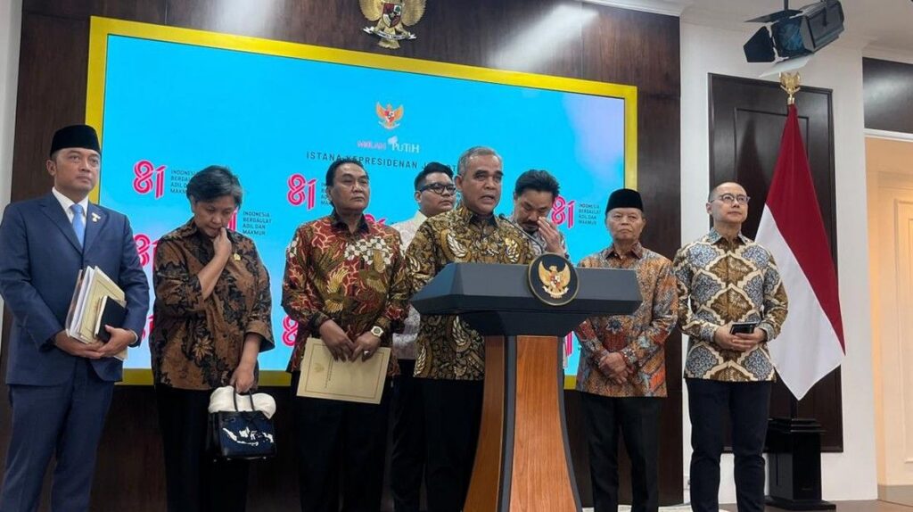 Pimpinan MPR Serahkan Konsep PPHN Kepada Presiden Prabowo Subianto