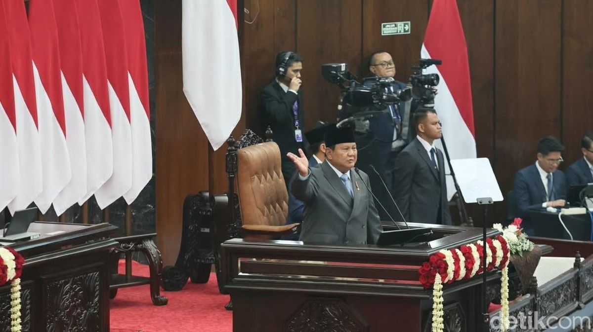 Prabowo Soroti Subsidi Hingga Tambang Ilegal Dalam Sidang Tahunan