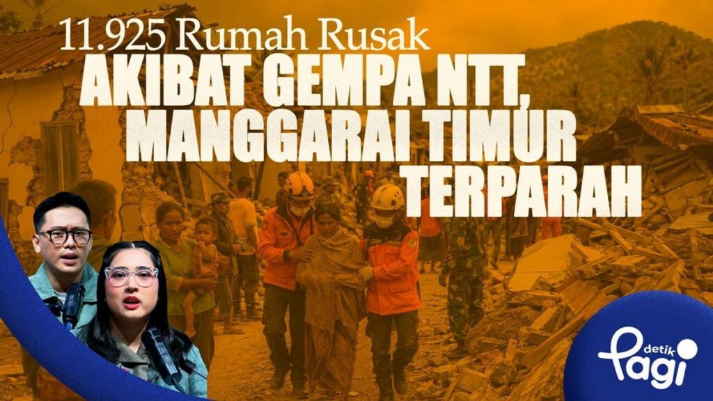 Bencana Gempa NTT Menelan 70 Korban Jiwa dan Puluhan Ribu Pengungsi