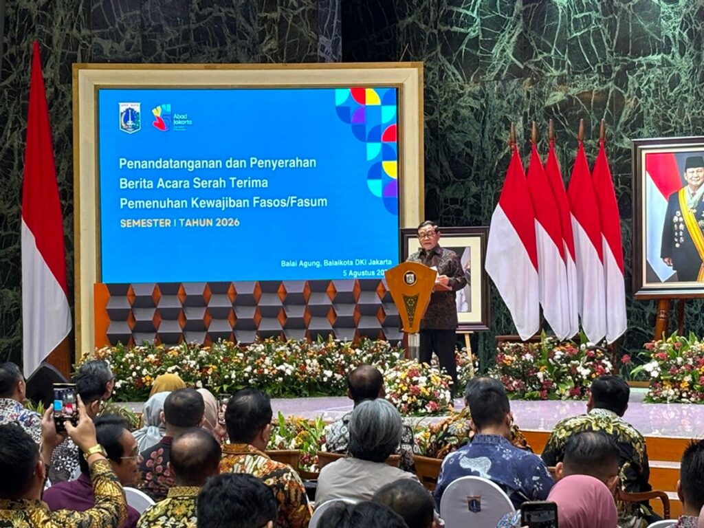 Pemprov DKI Jakarta Terima Aset Fasos Fasum Rp2,27 Triliun