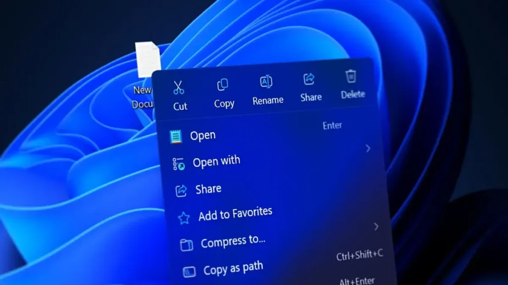 Microsoft Perbaiki Menu Klik Kanan Windows 11 Agar Lebih Cepat