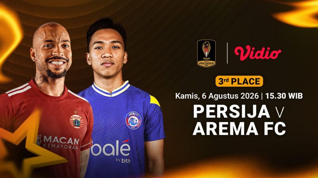 Persija dan Arema FC Berebut Posisi Ketiga di Piala Presiden 2026 di Bali